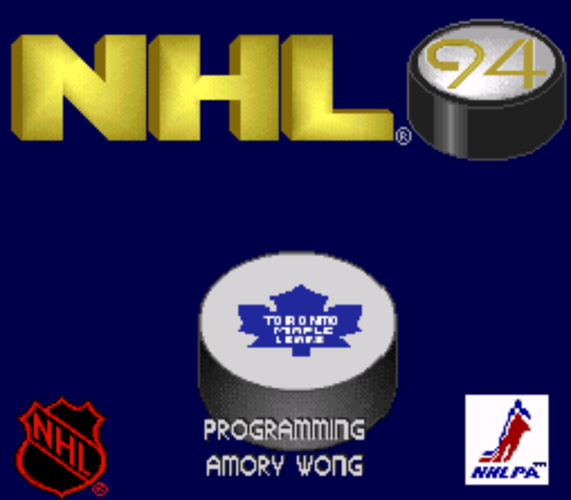 NHL 94 Title Screen
